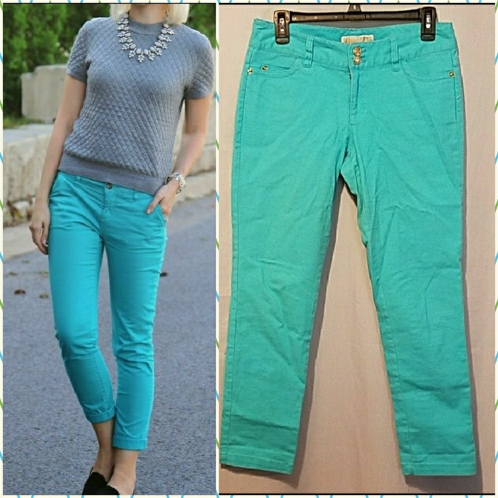MICHAEL Michael Kors Turquoise Cropped Pants
